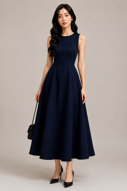 Timeless Elegant Sleeveless Maxi Dress for Every Occasion