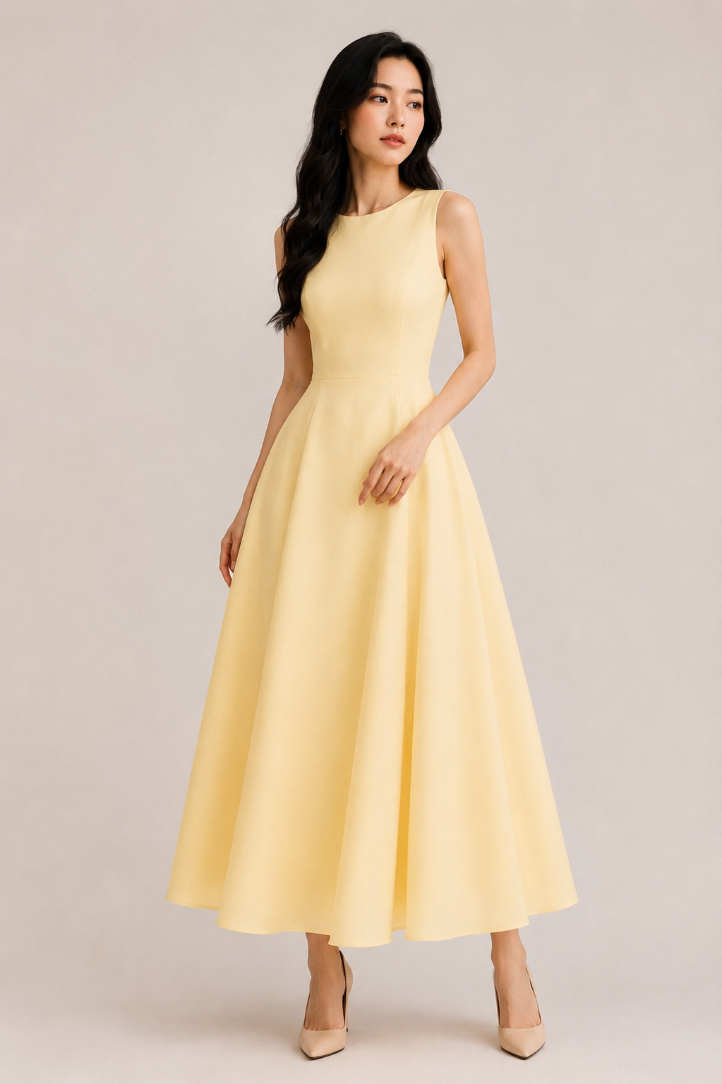 Timeless Elegant Sleeveless Maxi Dress for Every Occasion