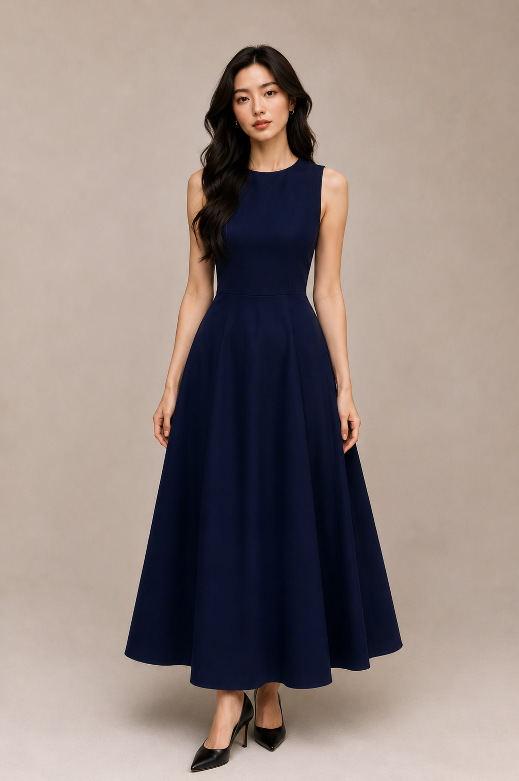 Timeless Elegant Sleeveless Maxi Dress for Every Occasion