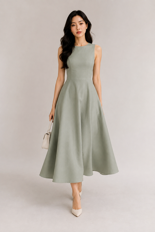 Timeless Elegant Sleeveless Maxi Dress for Every Occasion