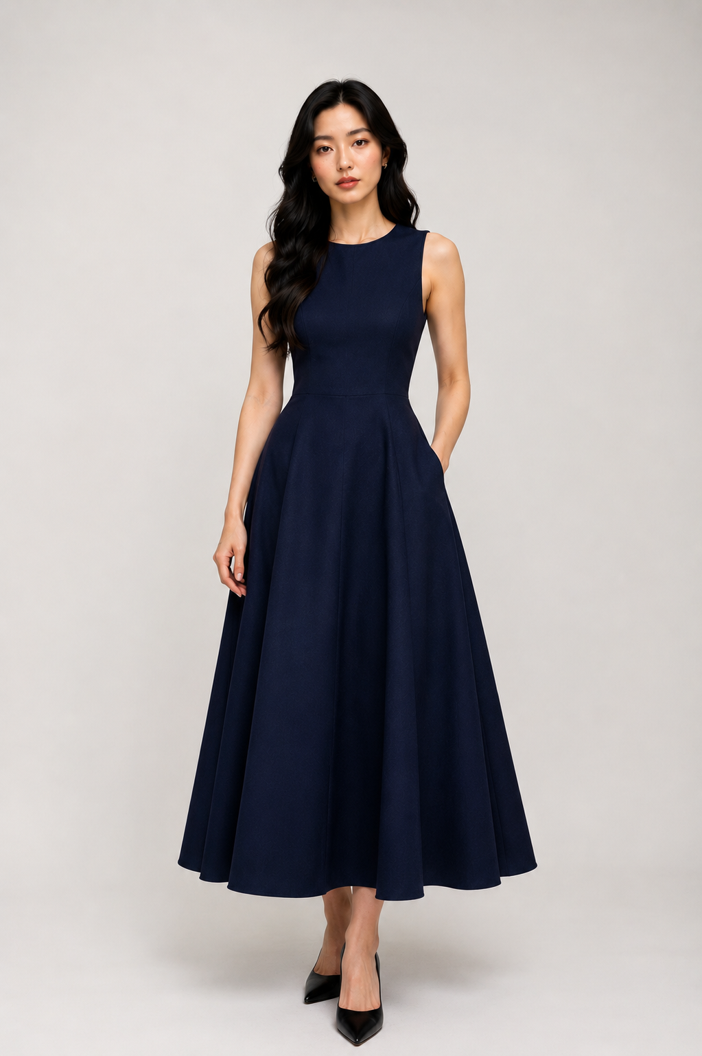 Timeless Elegant Sleeveless Maxi Dress for Every Occasion