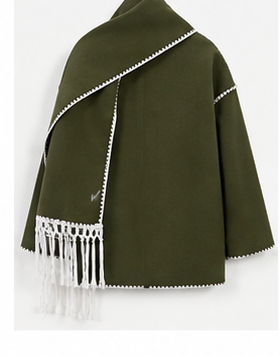 Jacket with Built-In Scarf – Effortless Style & Cozy Comfort