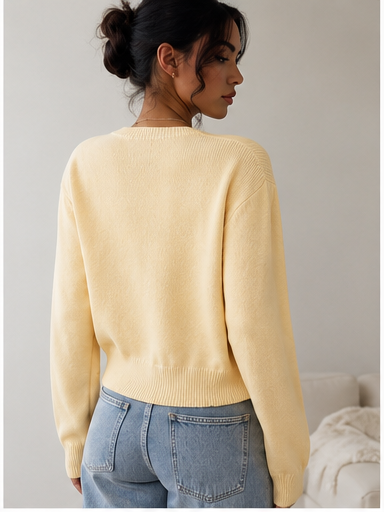 Soft Knit Button Cardigan