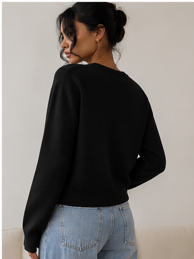 Soft Knit Button Cardigan