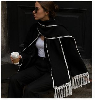 Jacket with Built-In Scarf – Effortless Style & Cozy Comfort